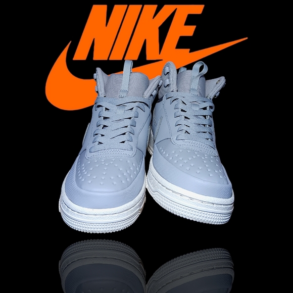 Nike DR7882-001 Court Vision Winter Mid Wolf Grey Men's 7.5 NWOB - Picture 1 of 13